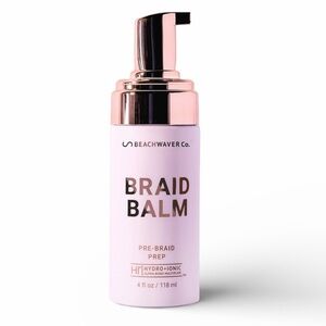 The Beachwaver Co. Braid Balm Pre-Braid Prep 4 Oz Frizz-Taming Primer Foam FC6